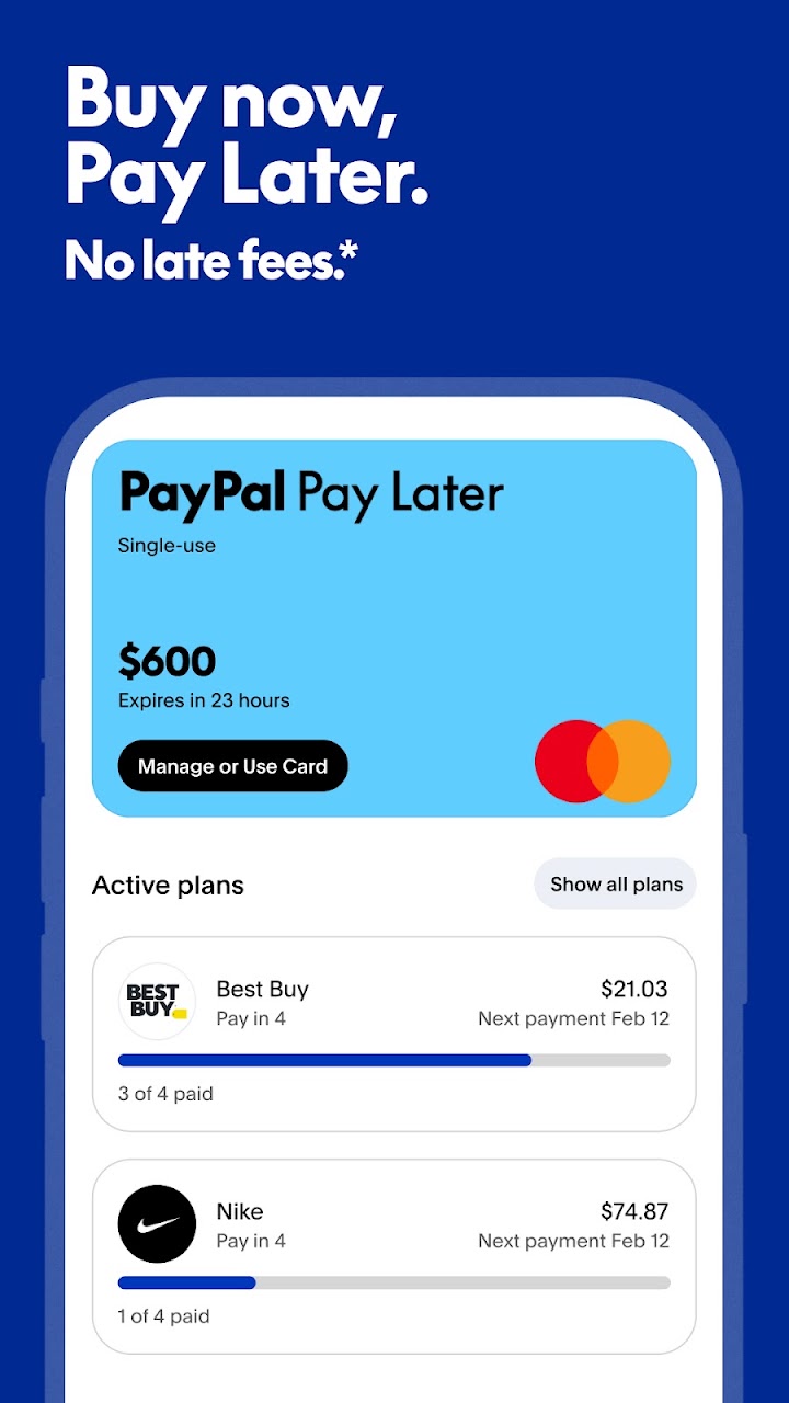 PayPal - Pay, Send, Save screenshot