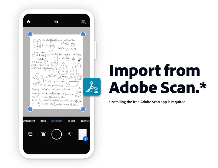 Adobe Acrobat Reader: Edit PDF screenshot